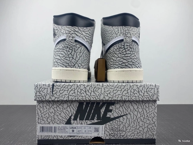 Cheap TBK OG 1 Air Jordan DZ5485-052 High Cement White 0716
